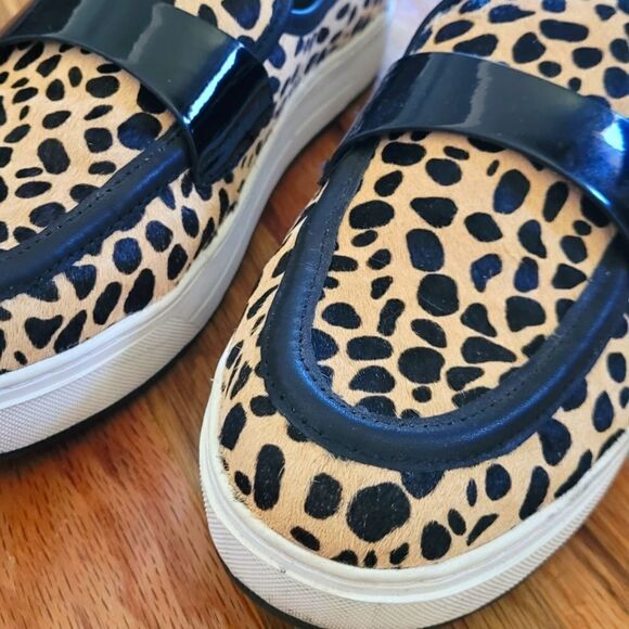 DONALD PLINER Richie Cheetah Calf Hair Leather 6.5 - Picture 6 of 9
